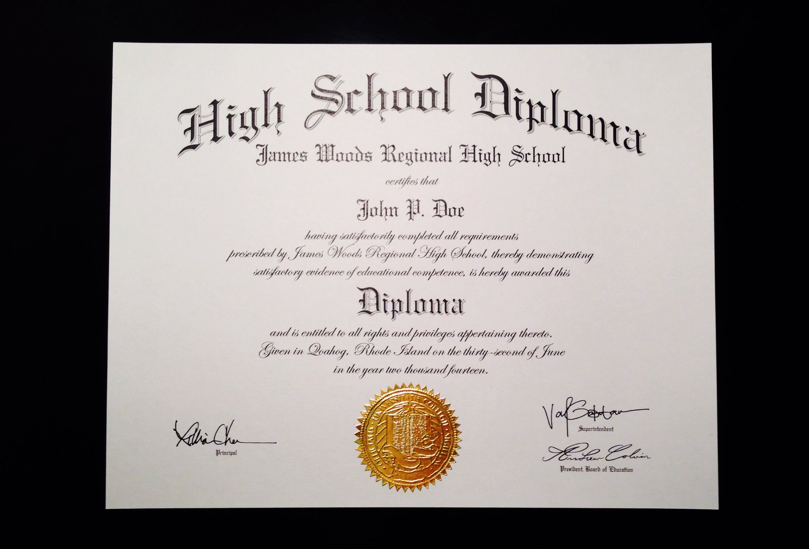 Buy a Fake High School Diploma Online