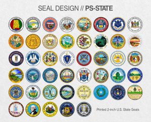 PS-STATE Fake Diploma Seal Samples
